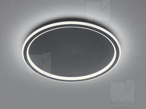 Helestra SAO  ceiling luminaire steel mat black