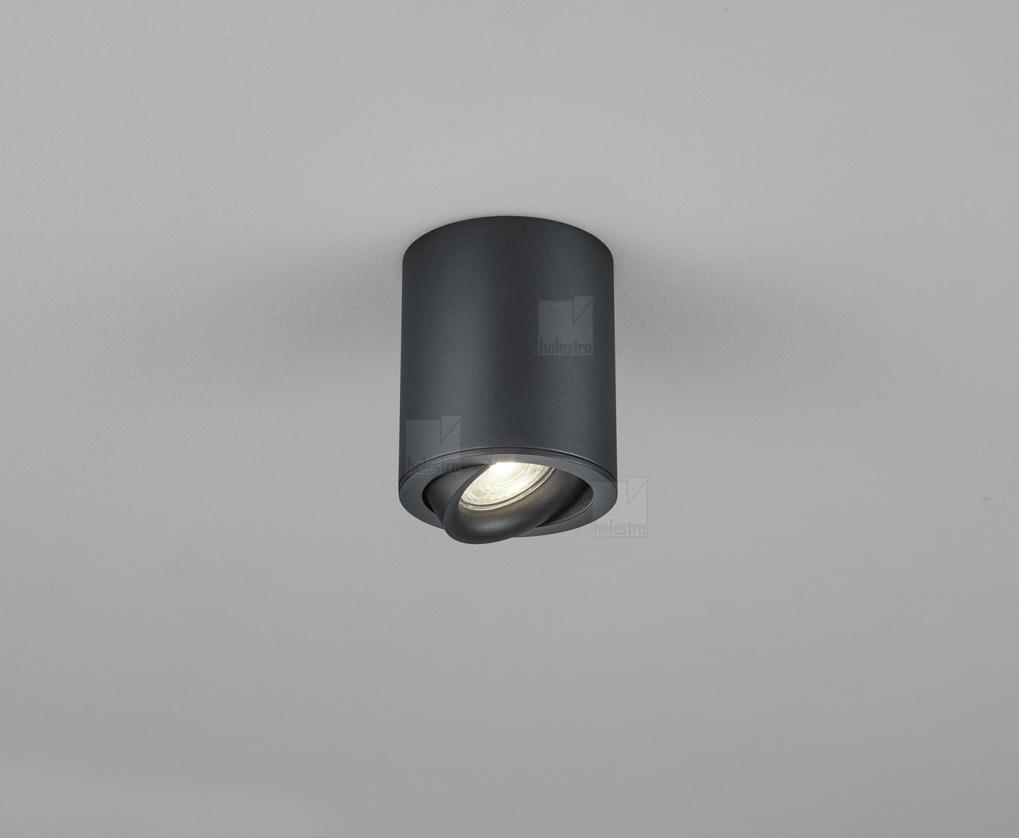 Helestra TUDO  ceiling luminaire aluminium mat black