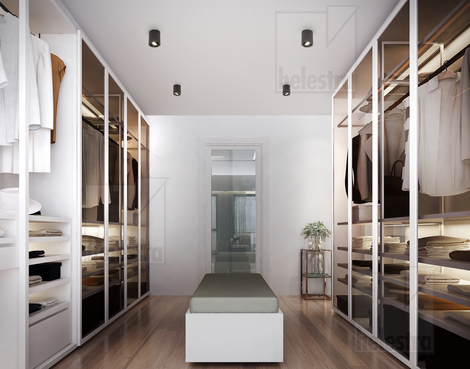 Helestra TUDO  Deckenleuchte Aluminium mattschwarz