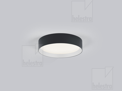 Helestra ENIO  lampada soffitto alluminio nero - bianco