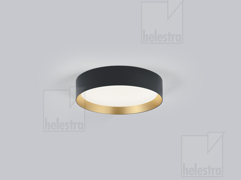 Helestra ENIO  ceiling luminaire aluminium black -gold