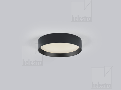 Helestra ENIO  ceiling luminaire aluminium black - black