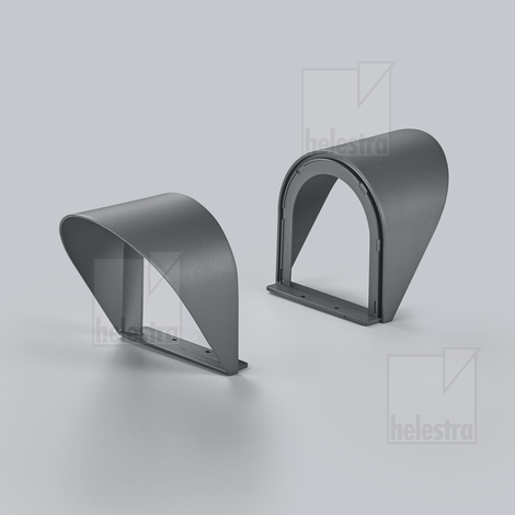 Helestra BICA  Zubehör Aluminium graphit