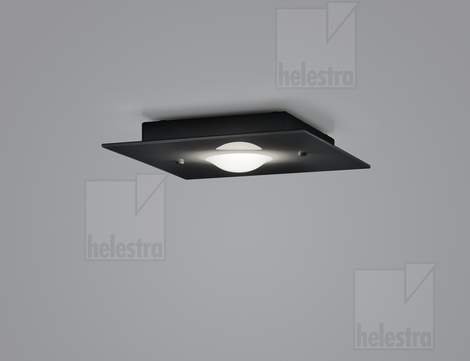 Helestra BELOS  lampada soffitto acciaio nero opaco