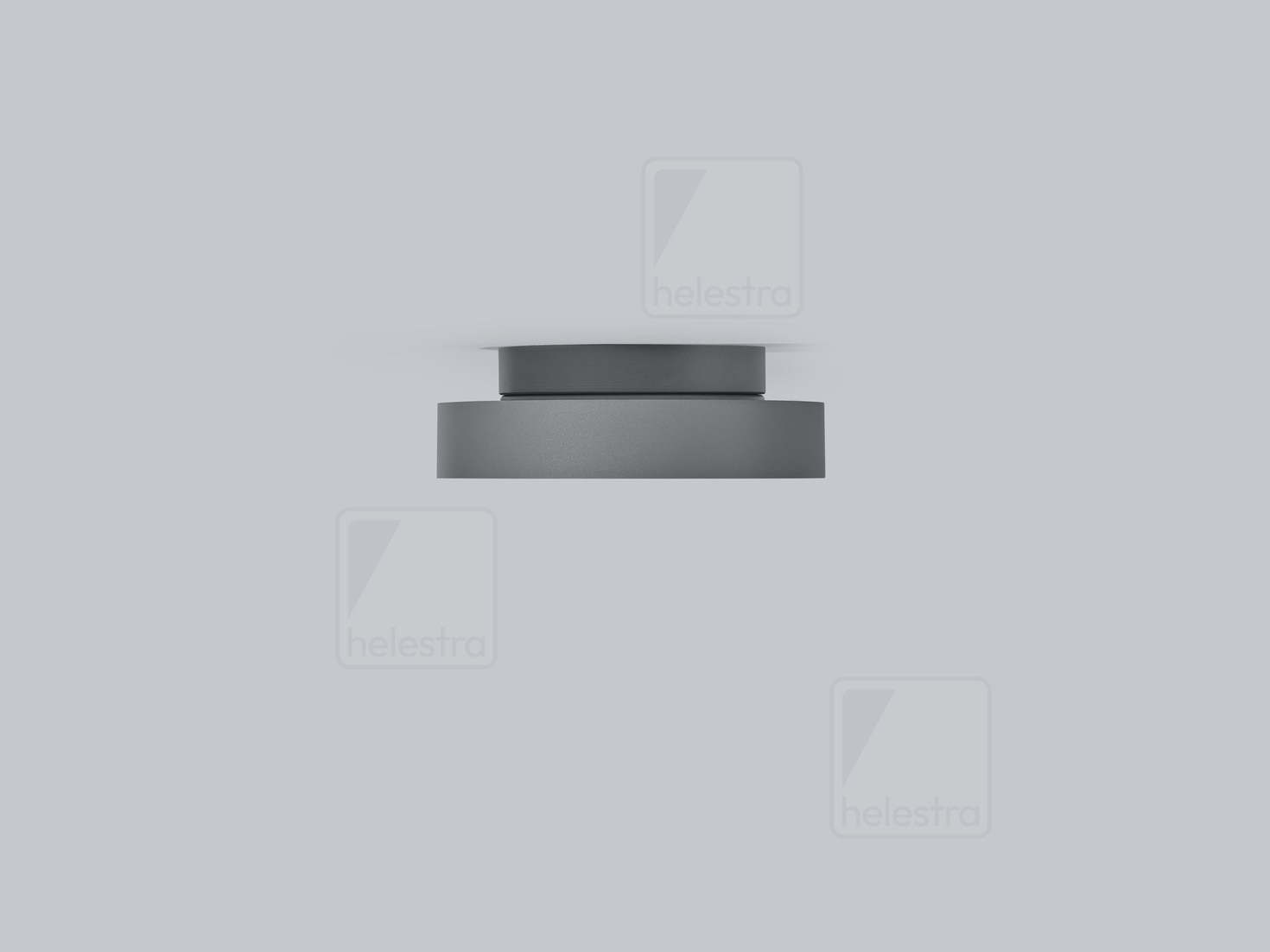 Helestra BICA  Plafonnier fonte d'aluminium graphite