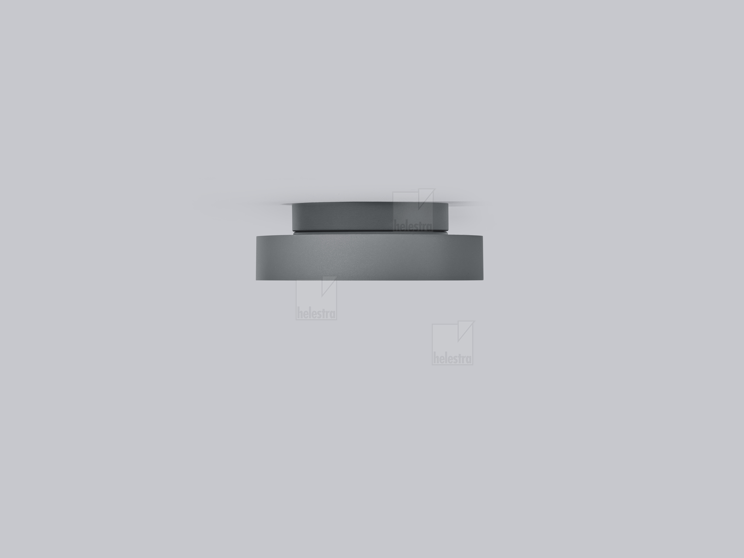 Helestra BICA  ceiling luminaire cast aluminium graphite