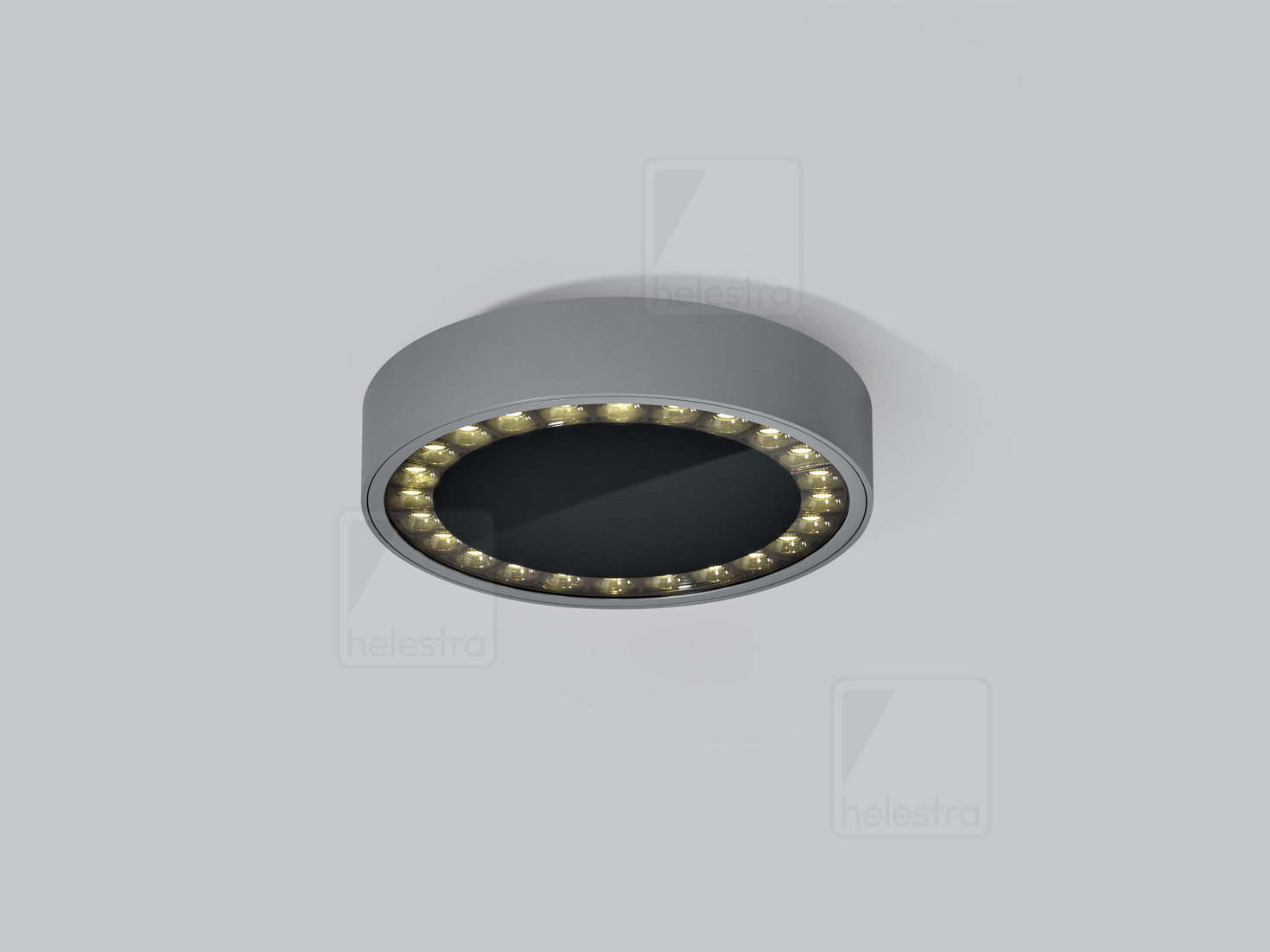 Helestra BICA  Plafonnier fonte d'aluminium graphite