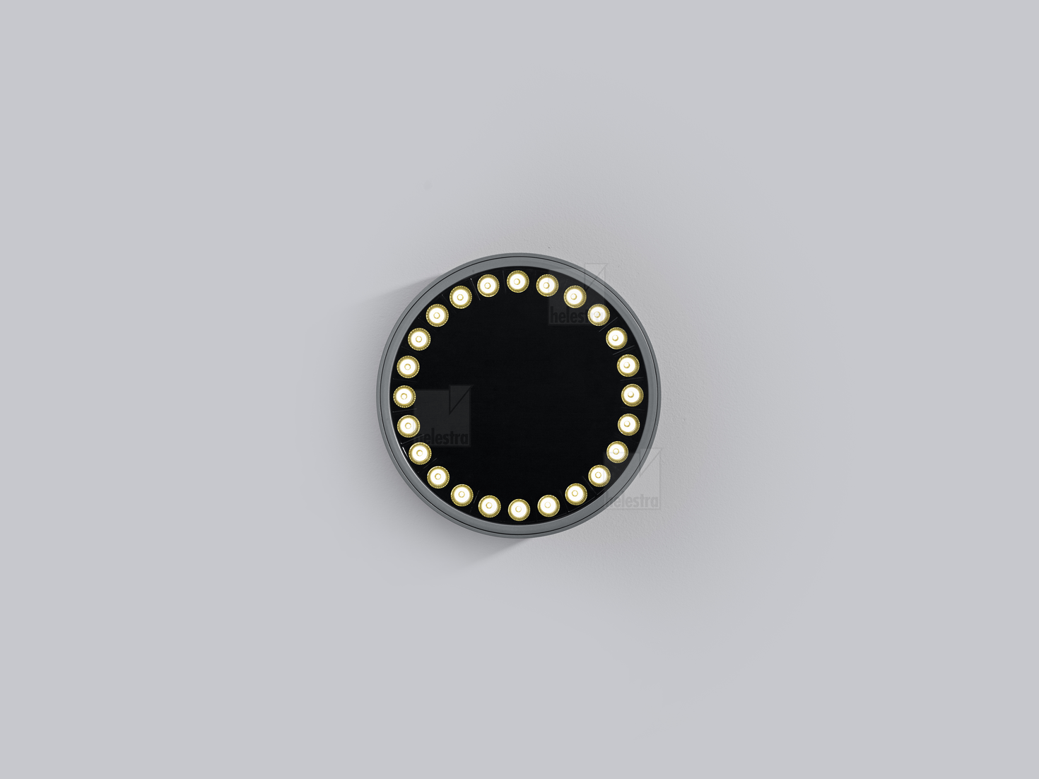 Helestra BICA  ceiling luminaire cast aluminium graphite