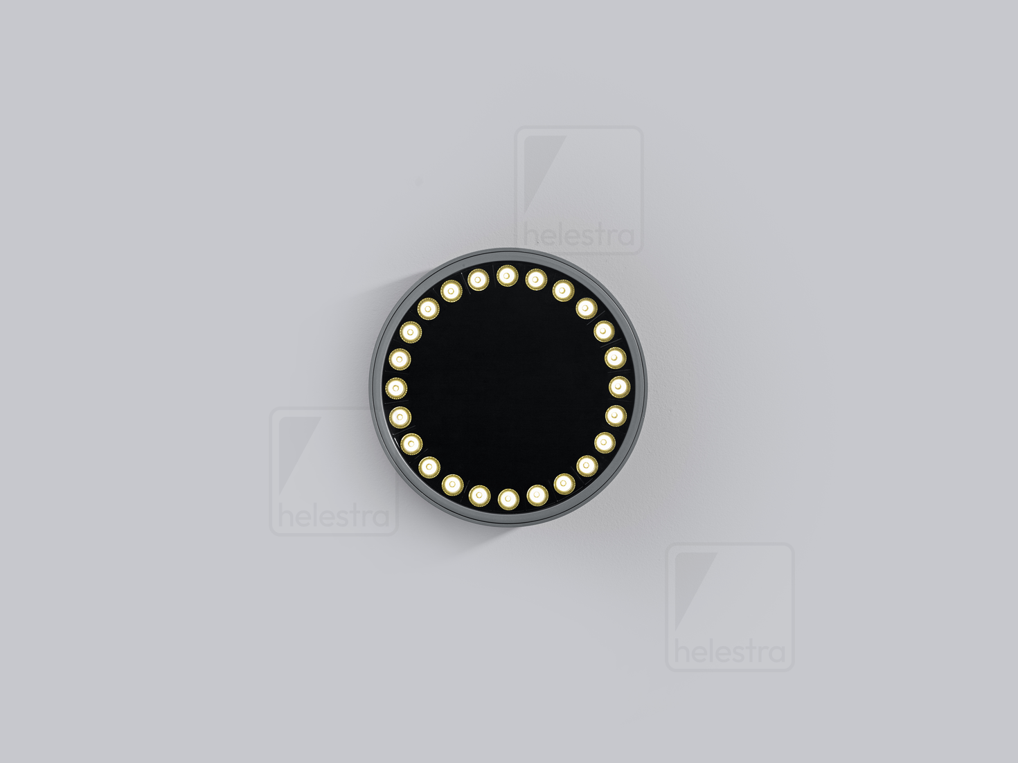 Helestra BICA  Plafonnier fonte d'aluminium graphite