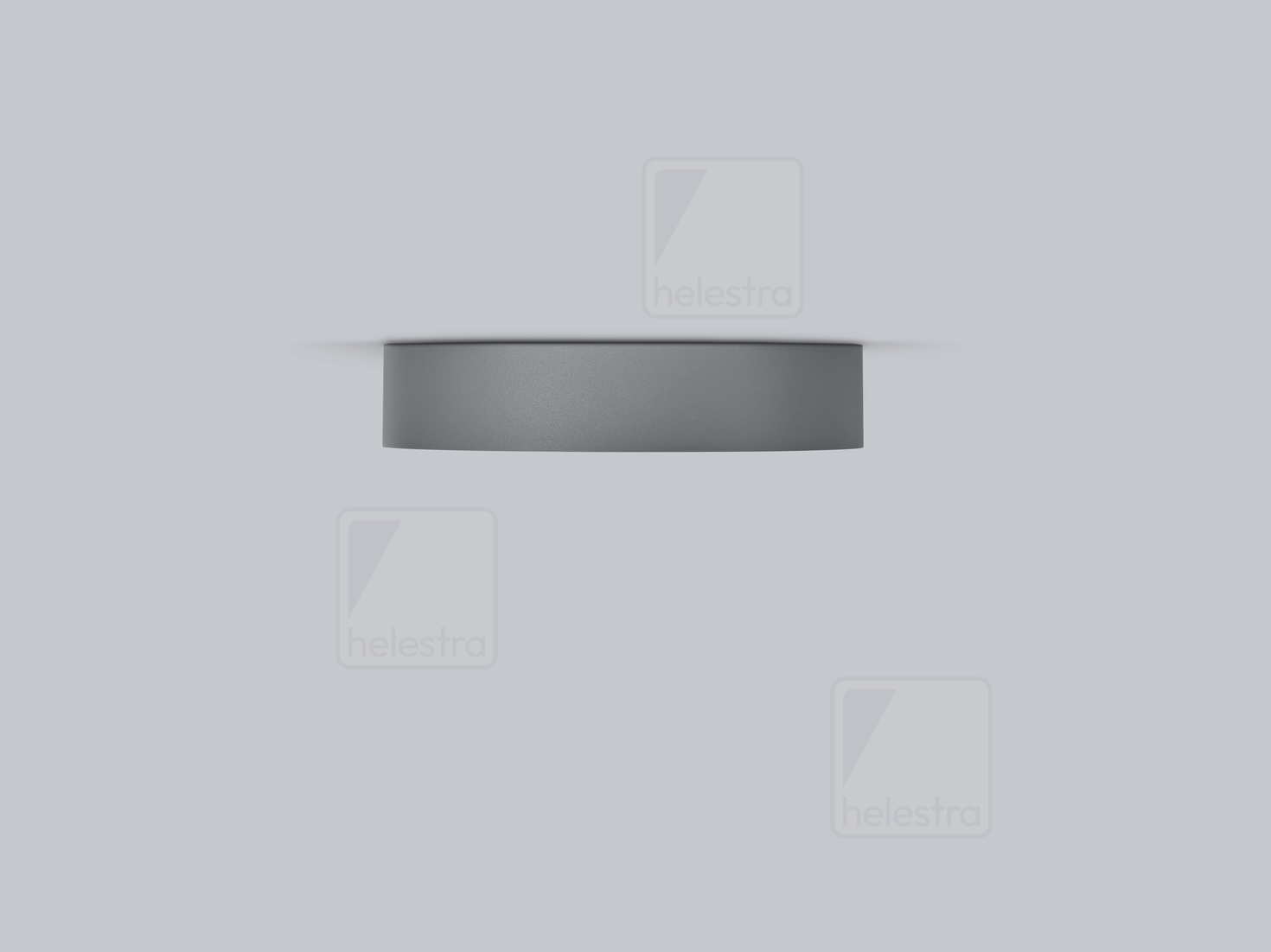 Helestra BICA  Plafonnier fonte d'aluminium graphite