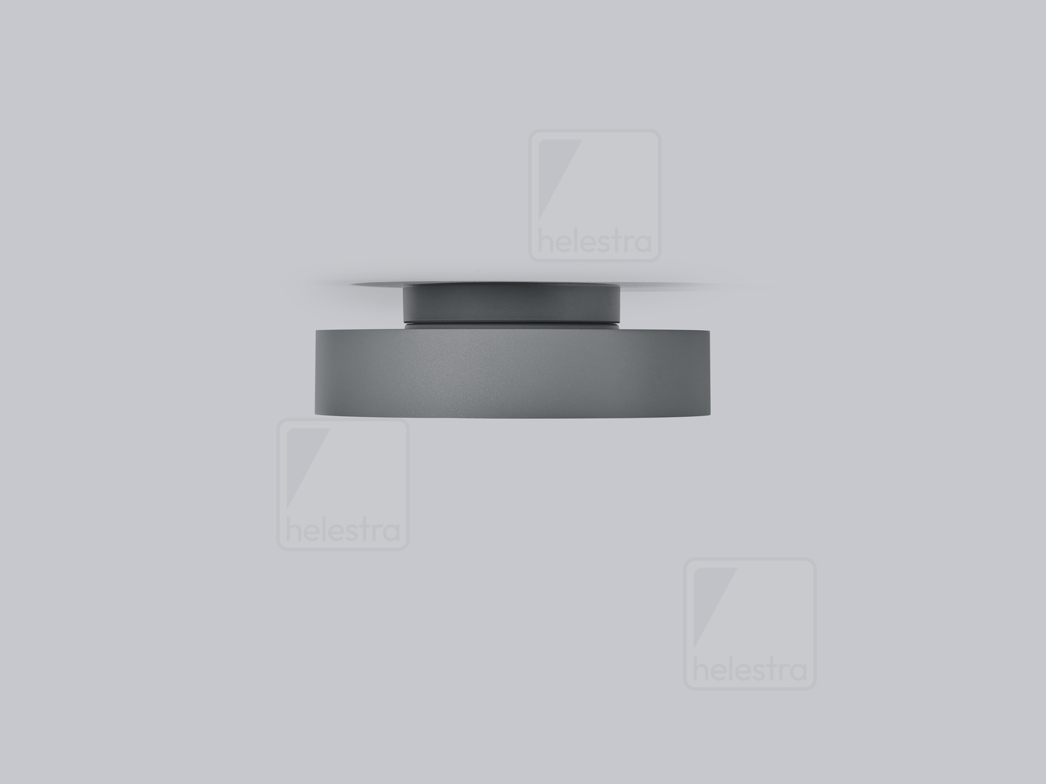 Helestra BICA  Plafonnier fonte d'aluminium graphite
