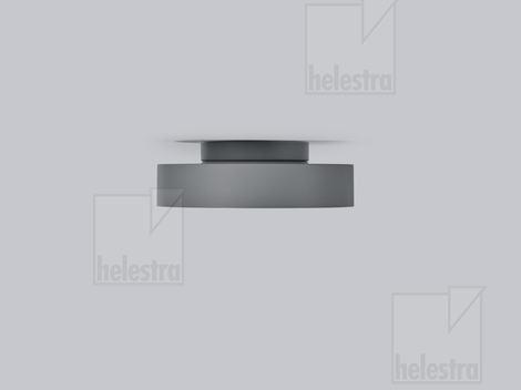 Helestra BICA  lampada soffitto alluminio pressofuso grafite