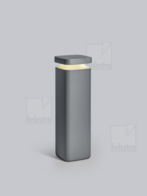 Helestra BICA  Pollerleuchte Aluminium-Guss graphit