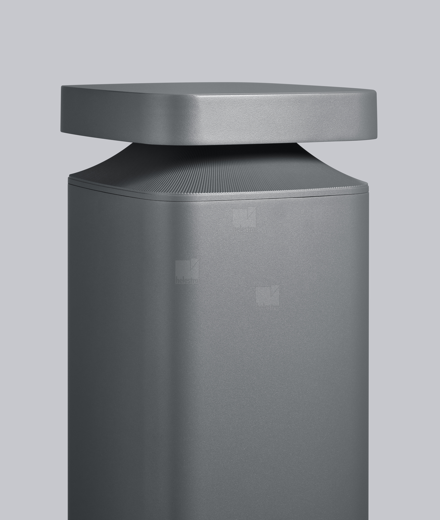Helestra BICA  borne lumineuse fonte d'aluminium graphite