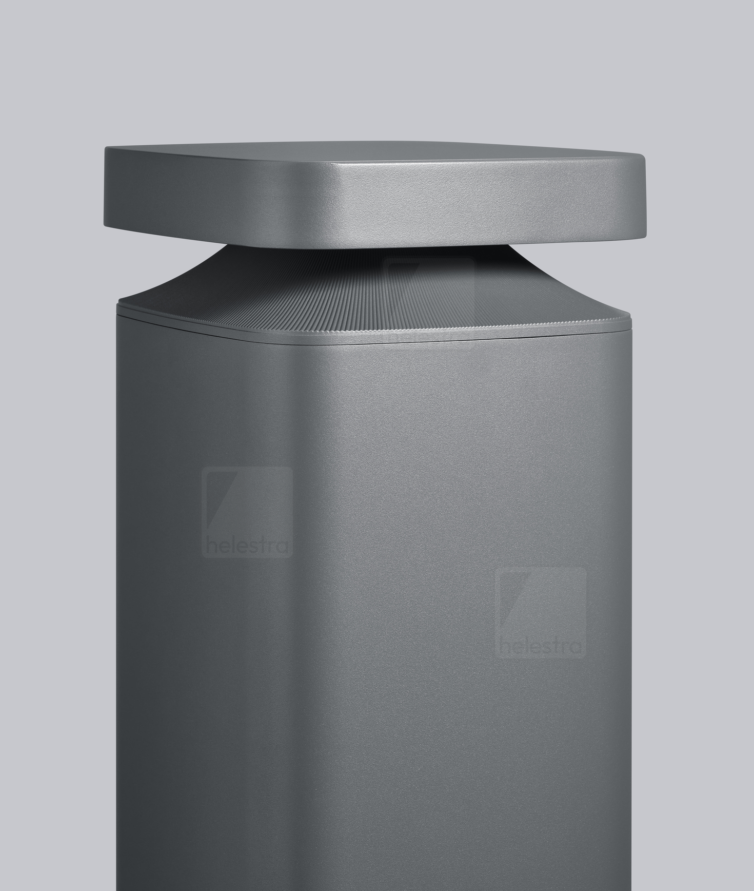 Helestra BICA  borne lumineuse fonte d'aluminium graphite