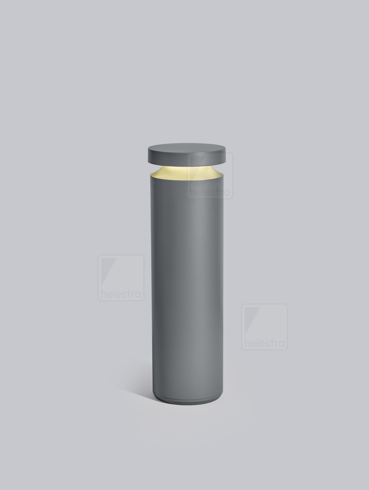 Helestra BICA  borne lumineuse fonte d'aluminium graphite