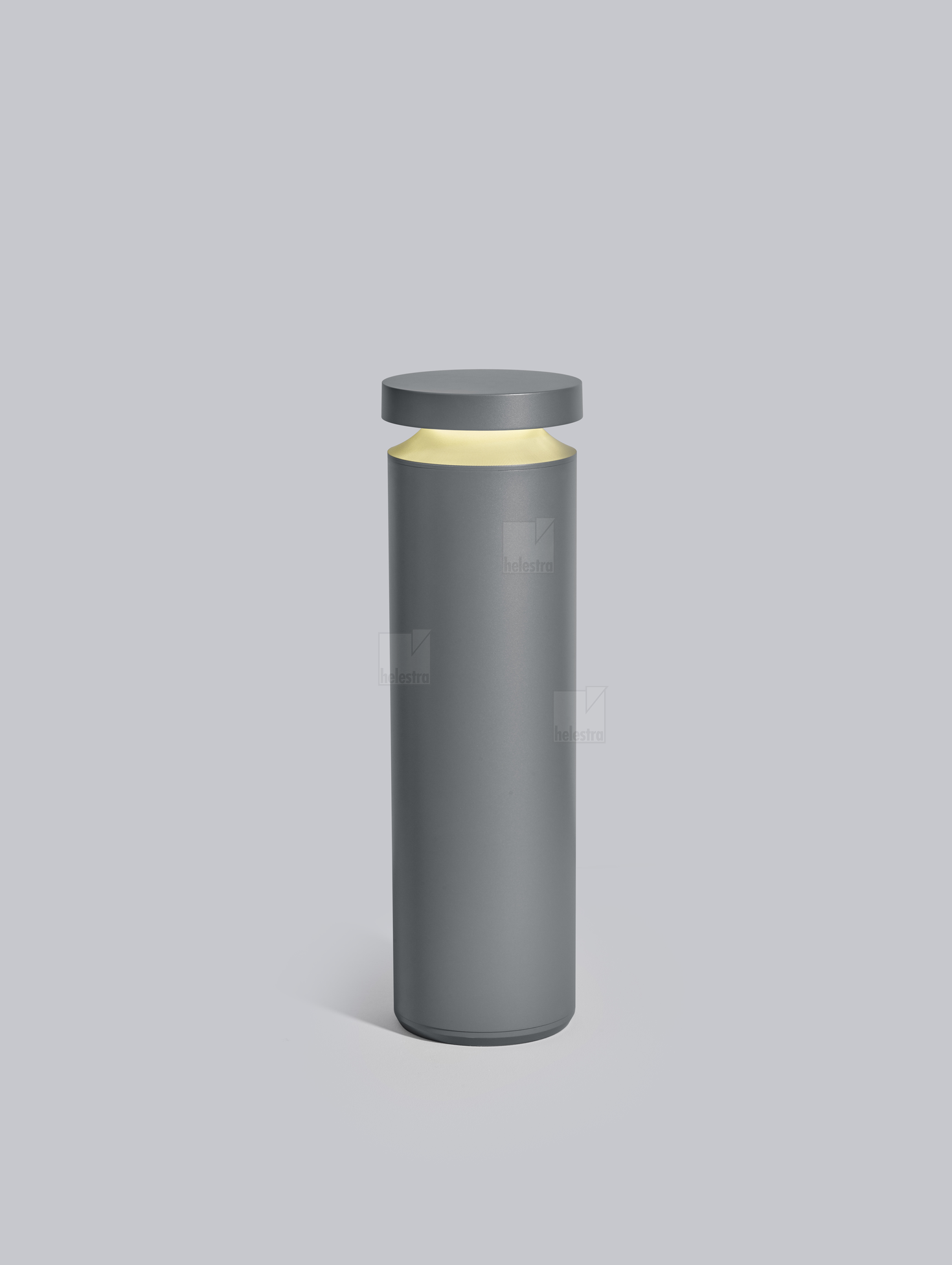 Helestra BICA  borne lumineuse fonte d'aluminium graphite