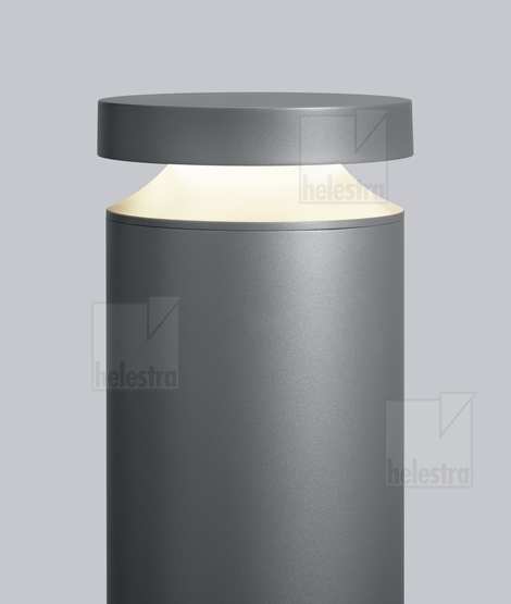 Helestra BICA  Pollerleuchte Aluminium-Guss graphit