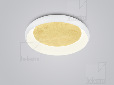Helestra HELEN  Plafonnier aluminium blanc-or
