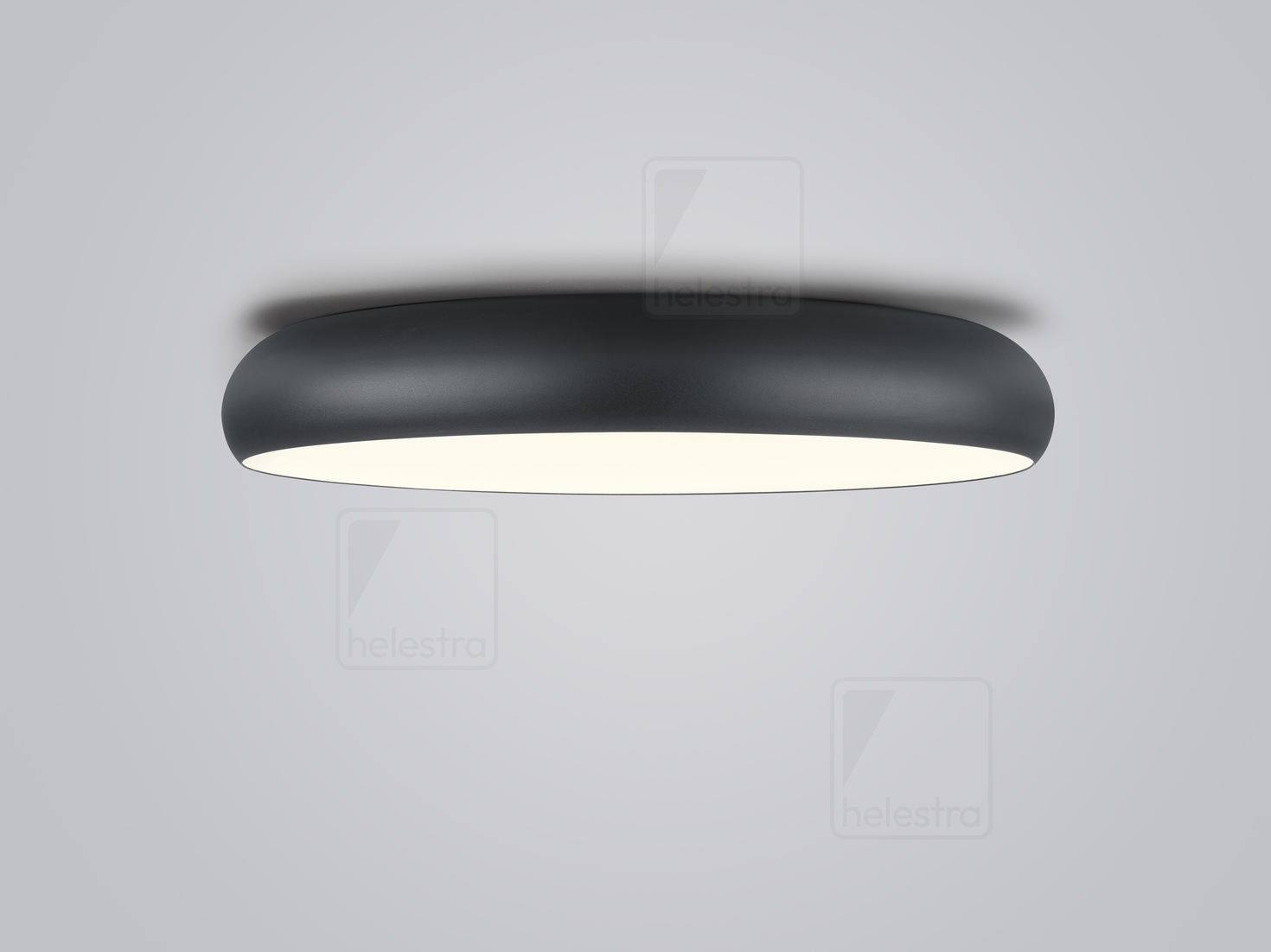 Helestra HELEN  Plafonnier aluminium noir- blanc