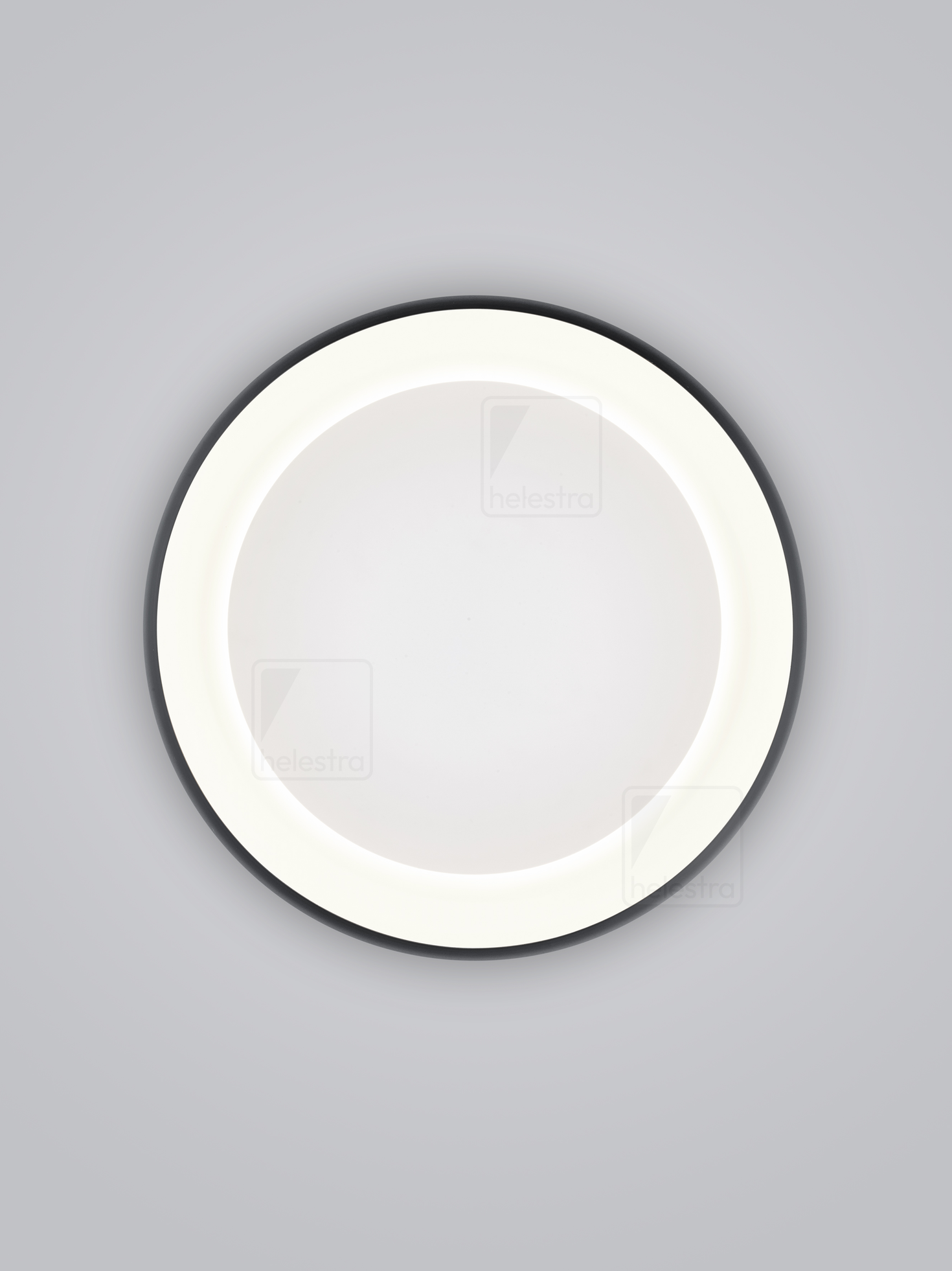 Helestra HELEN  Plafonnier aluminium noir- blanc