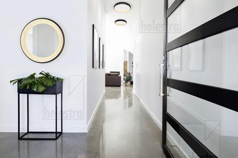 Helestra HELEN  Plafonnier aluminium noir - Miroir