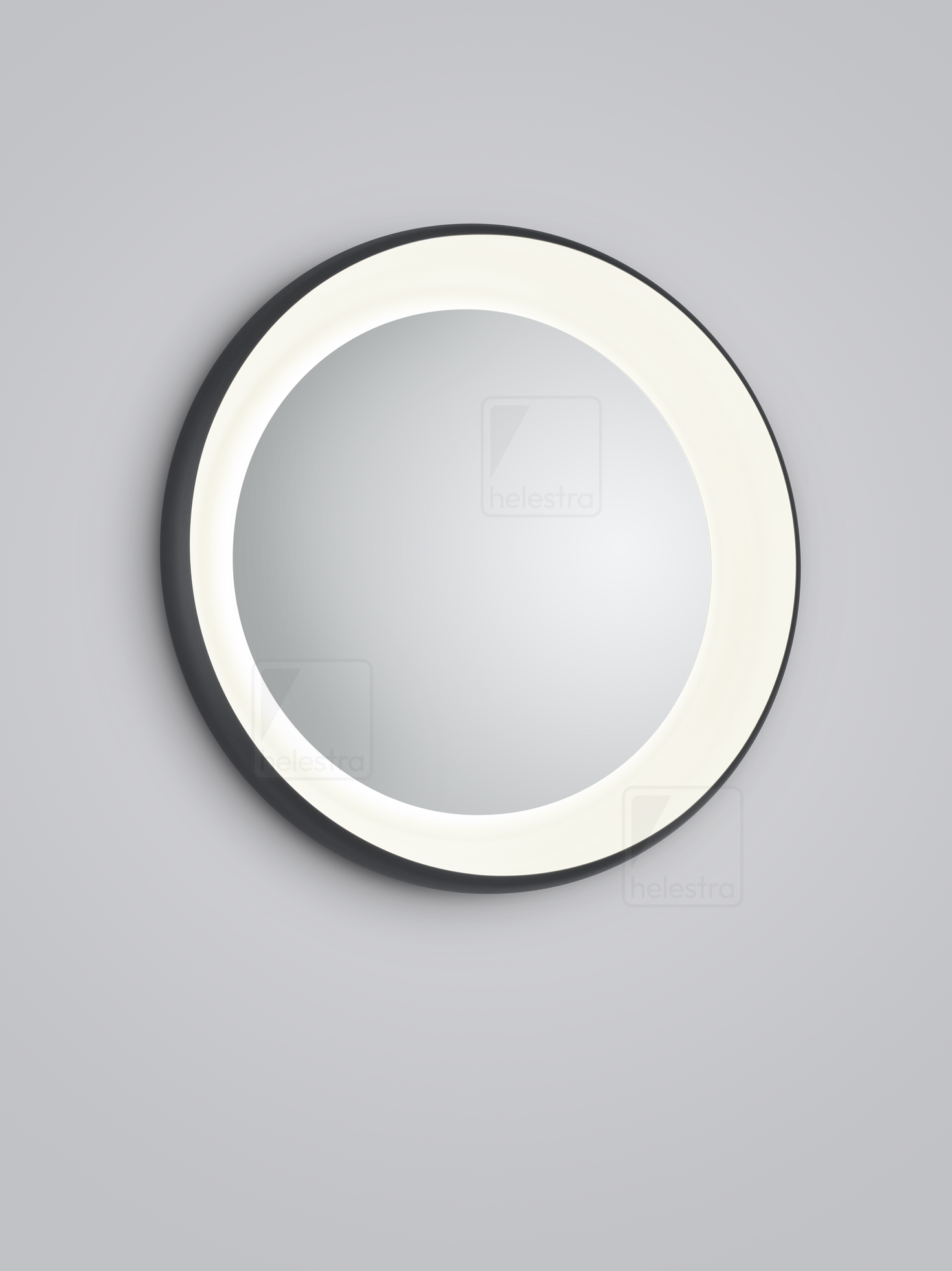 Helestra HELEN  Plafonnier aluminium noir - Miroir