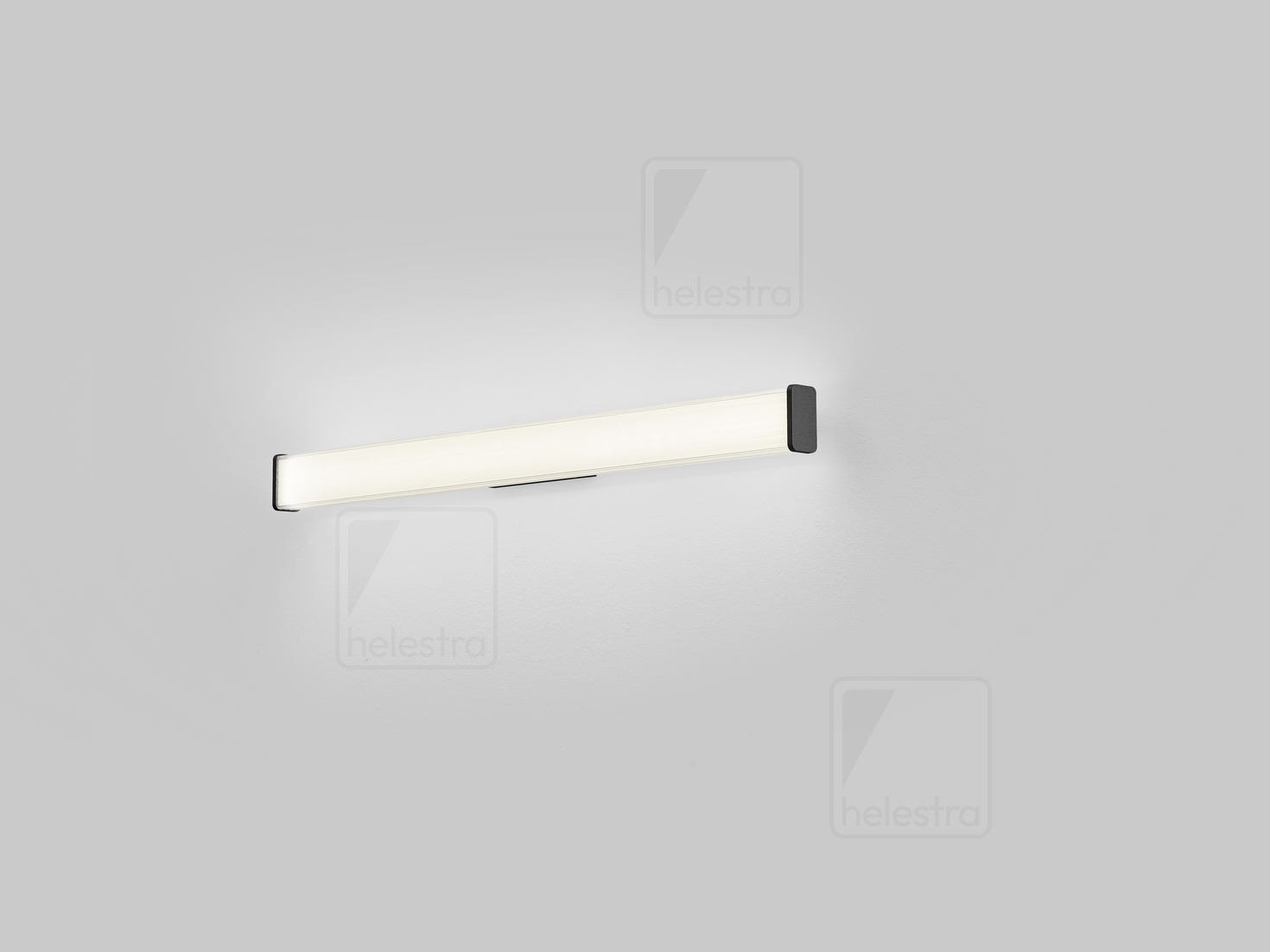 Helestra ISOU  wall luminaire steel mat black