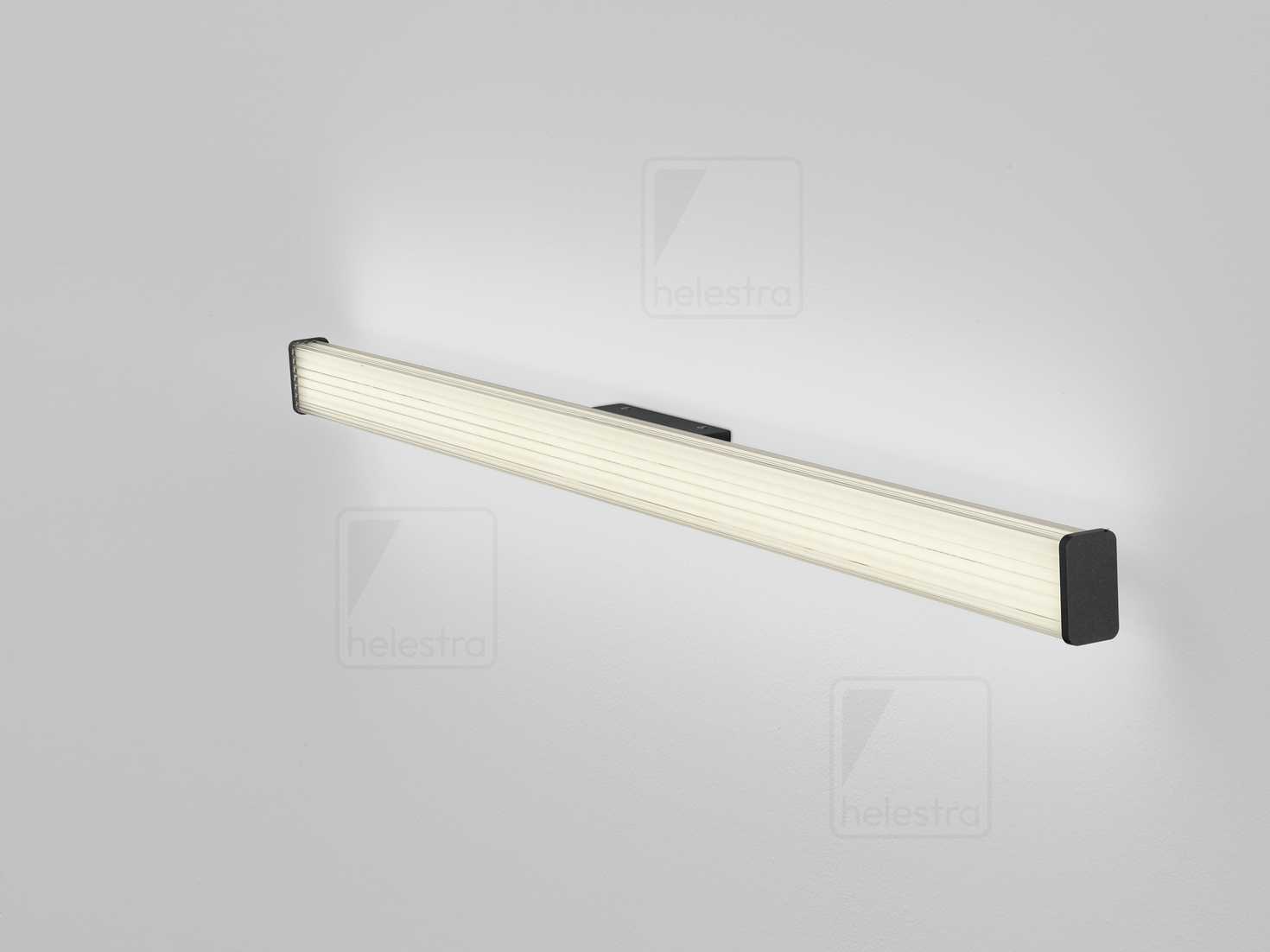 Helestra ISOU  wall luminaire steel mat black