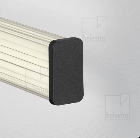 Helestra ISOU  wall luminaire steel mat black