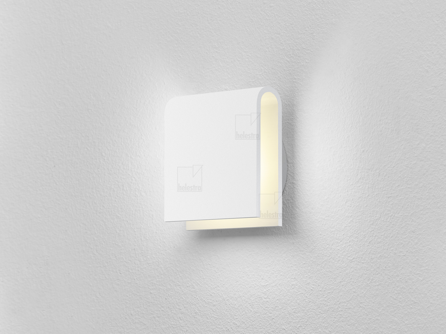 Helestra ITO  recessed ceiling luminaire wall-recessed luminaire aluminium mat white