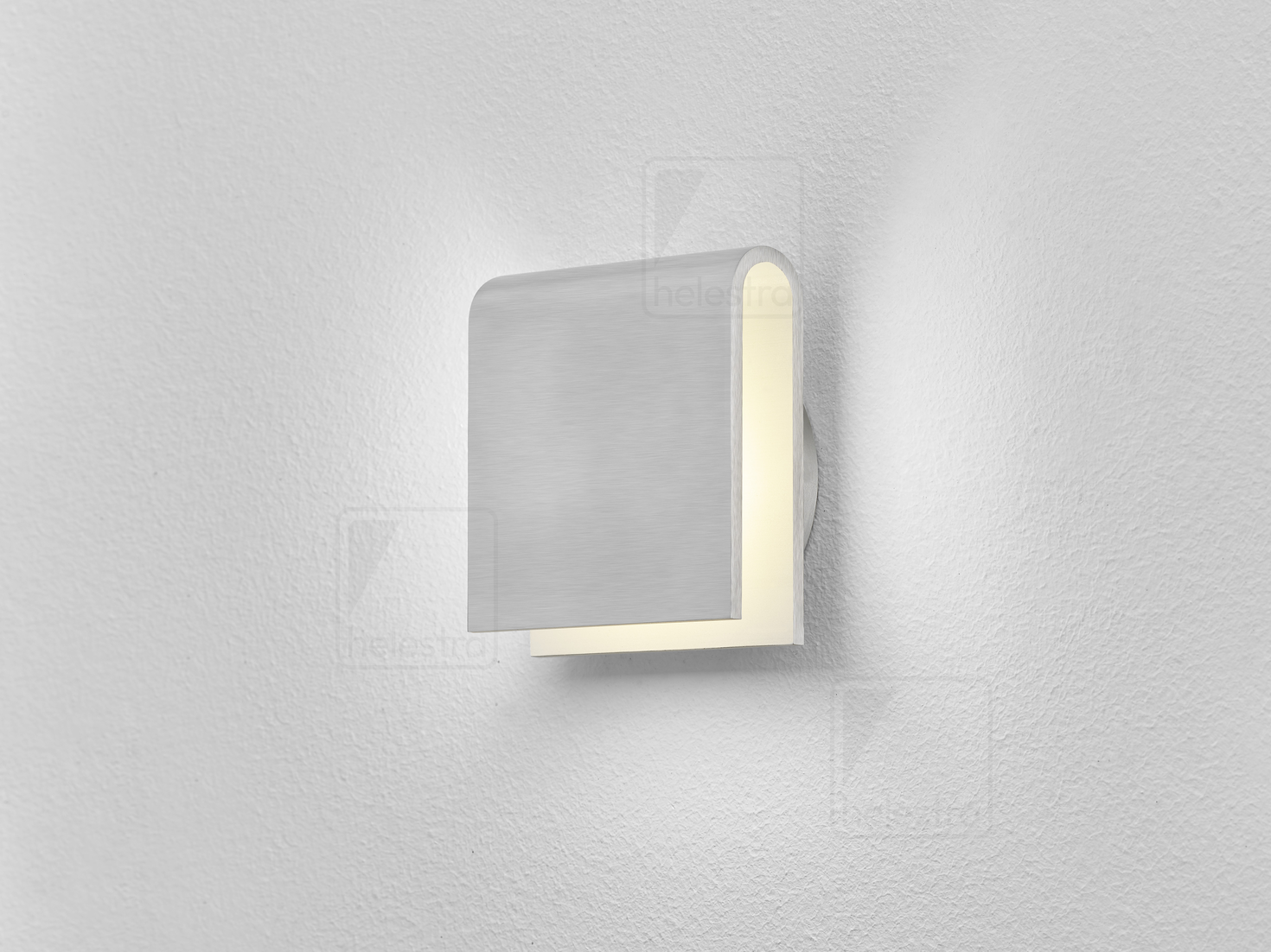 Helestra ITO  Plafonnier encastré luminaire mural encastré aluminium aluminium mat
