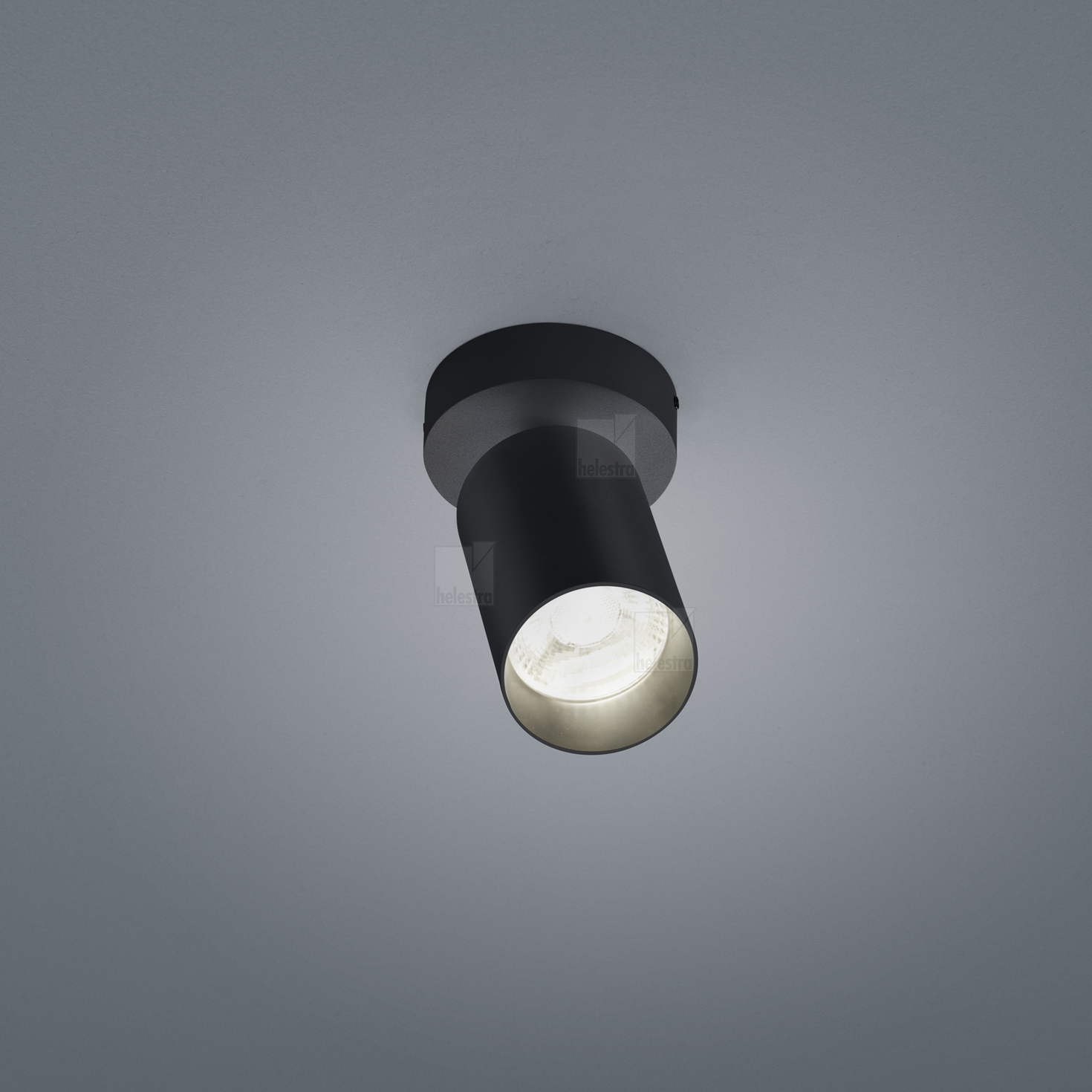 Helestra RIWA  ceiling luminaire aluminium mat black