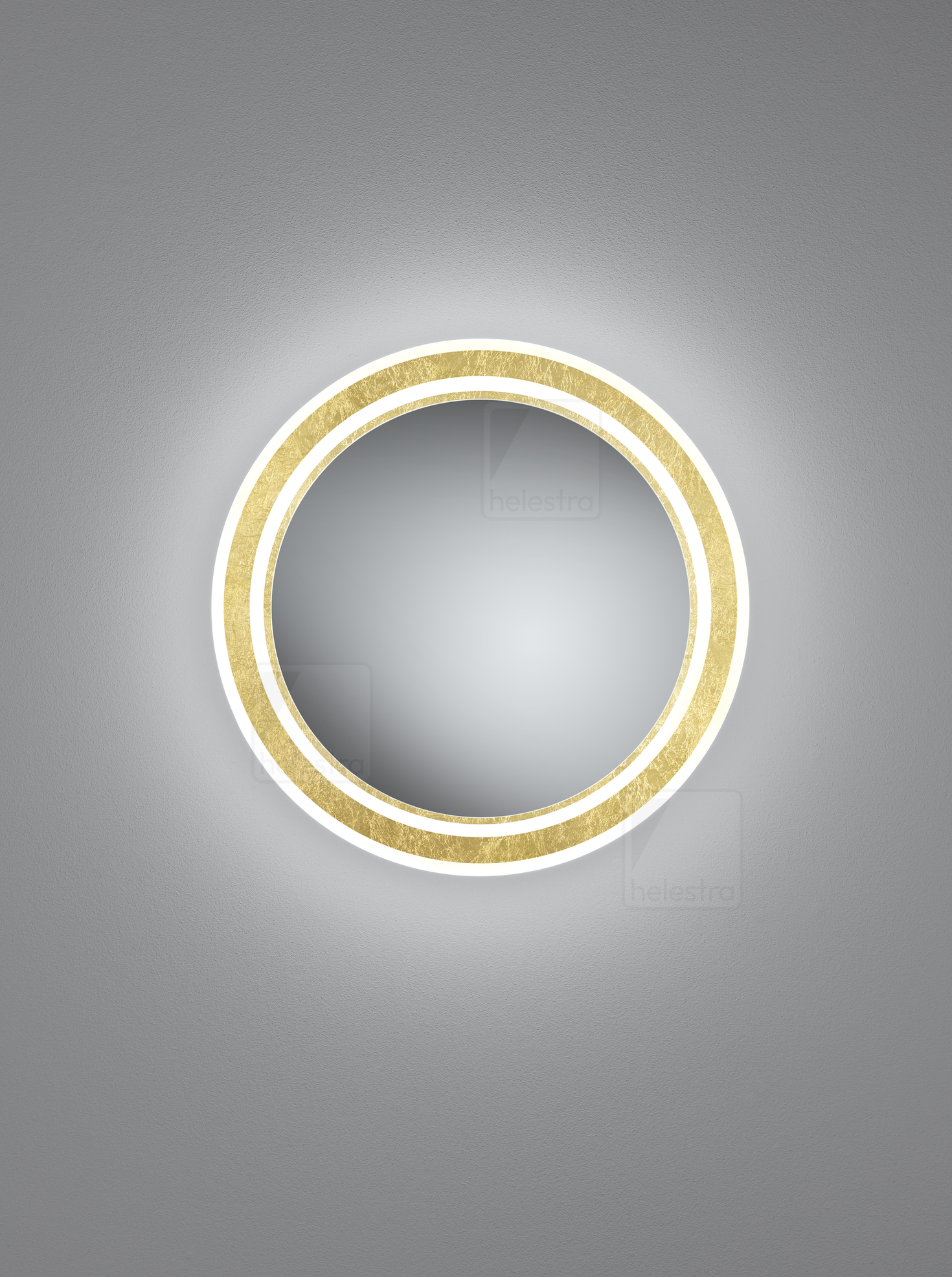 Helestra SAO  lampada a parete lampada soffitto acciaio foglia doro