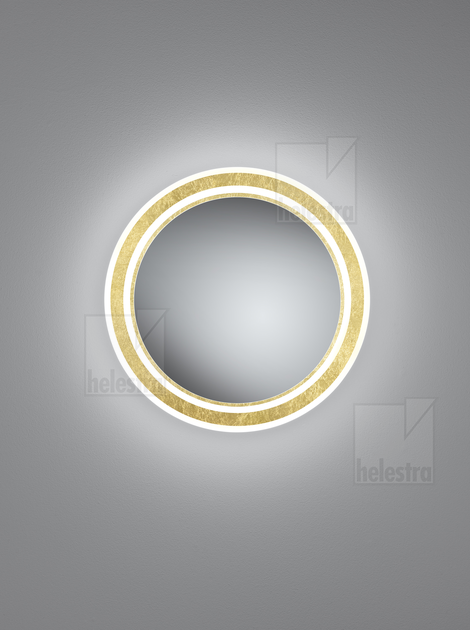 Helestra SAO wall/ceiling-luminaire steel gold leaf