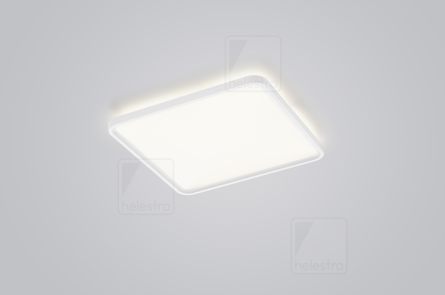 Helestra VIRTO  ceiling luminaire aluminium mat white