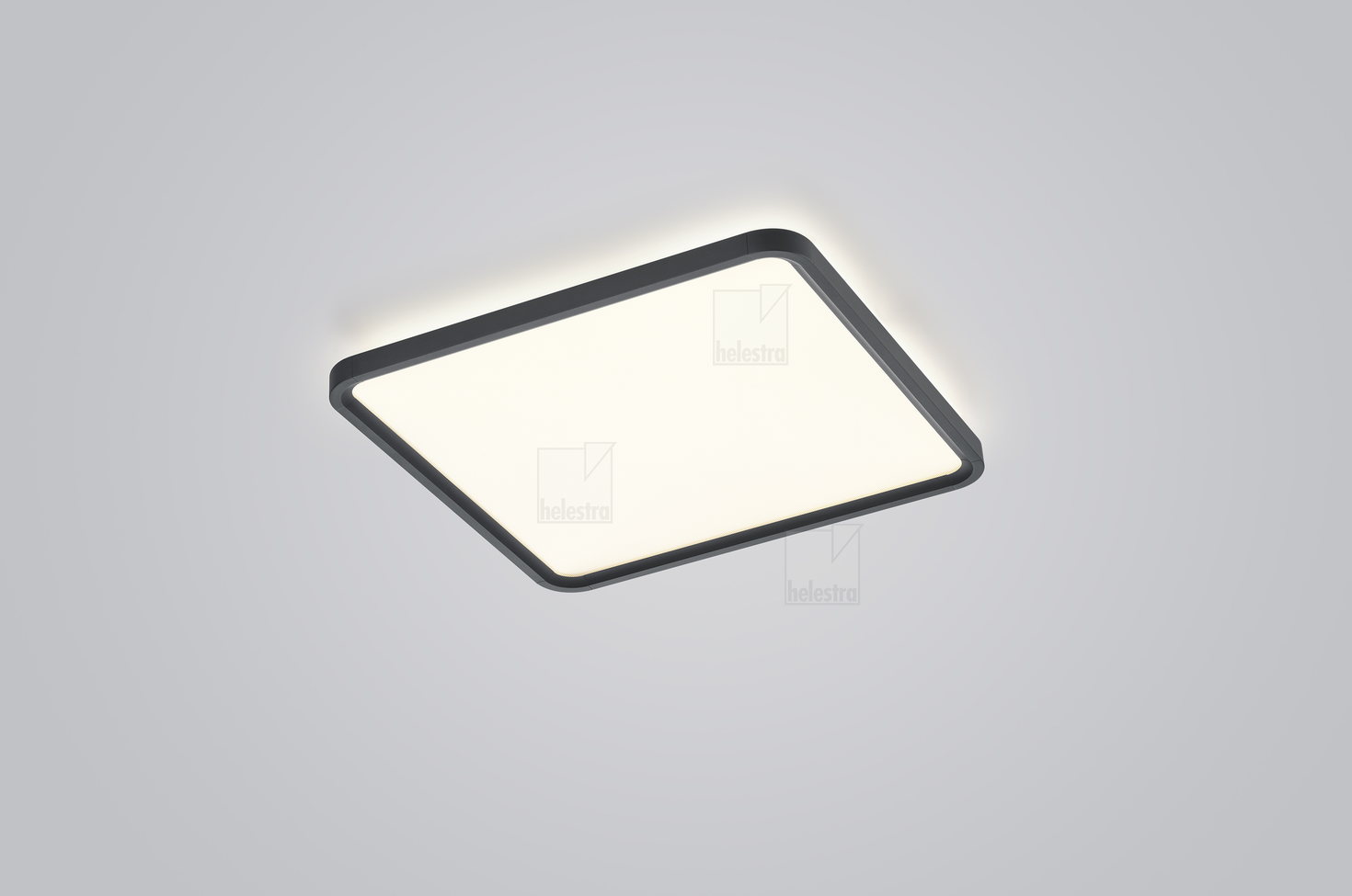 Helestra VIRTO  Plafonnier aluminium noir mat
