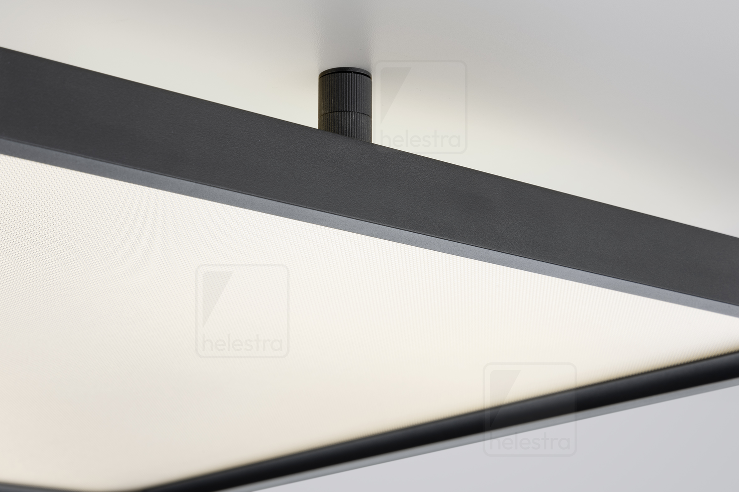 Helestra VIRTO  ceiling luminaire aluminium mat black