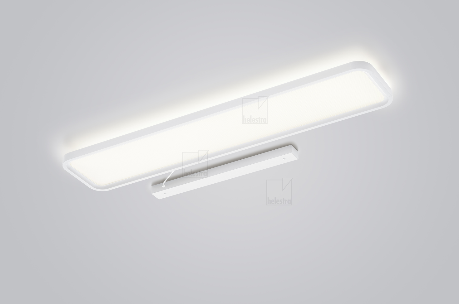 Helestra VIRTO  Plafonnier aluminium blanc mat