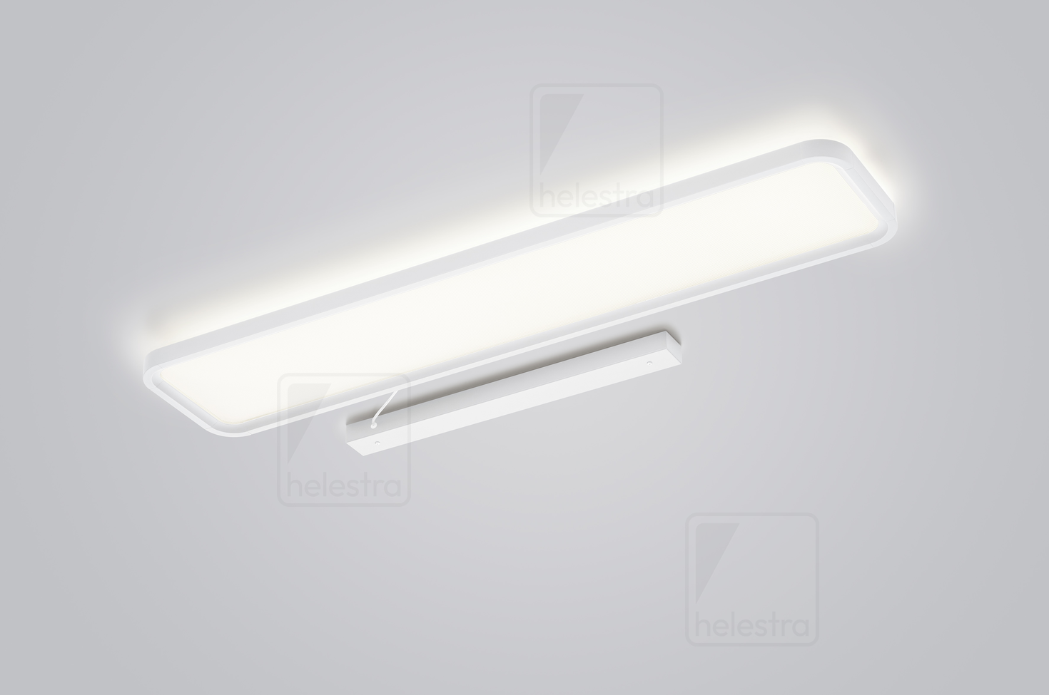 Helestra VIRTO  ceiling luminaire aluminium mat white