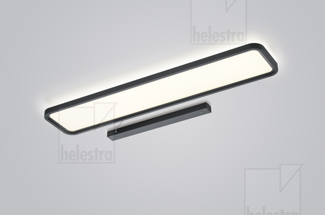 Helestra VIRTO  ceiling luminaire aluminium mat black