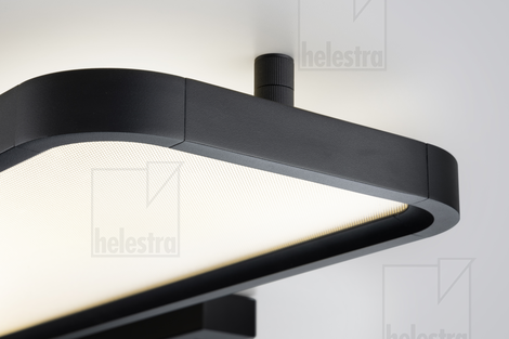 Helestra VIRTO  lampada soffitto alluminio nero opaco