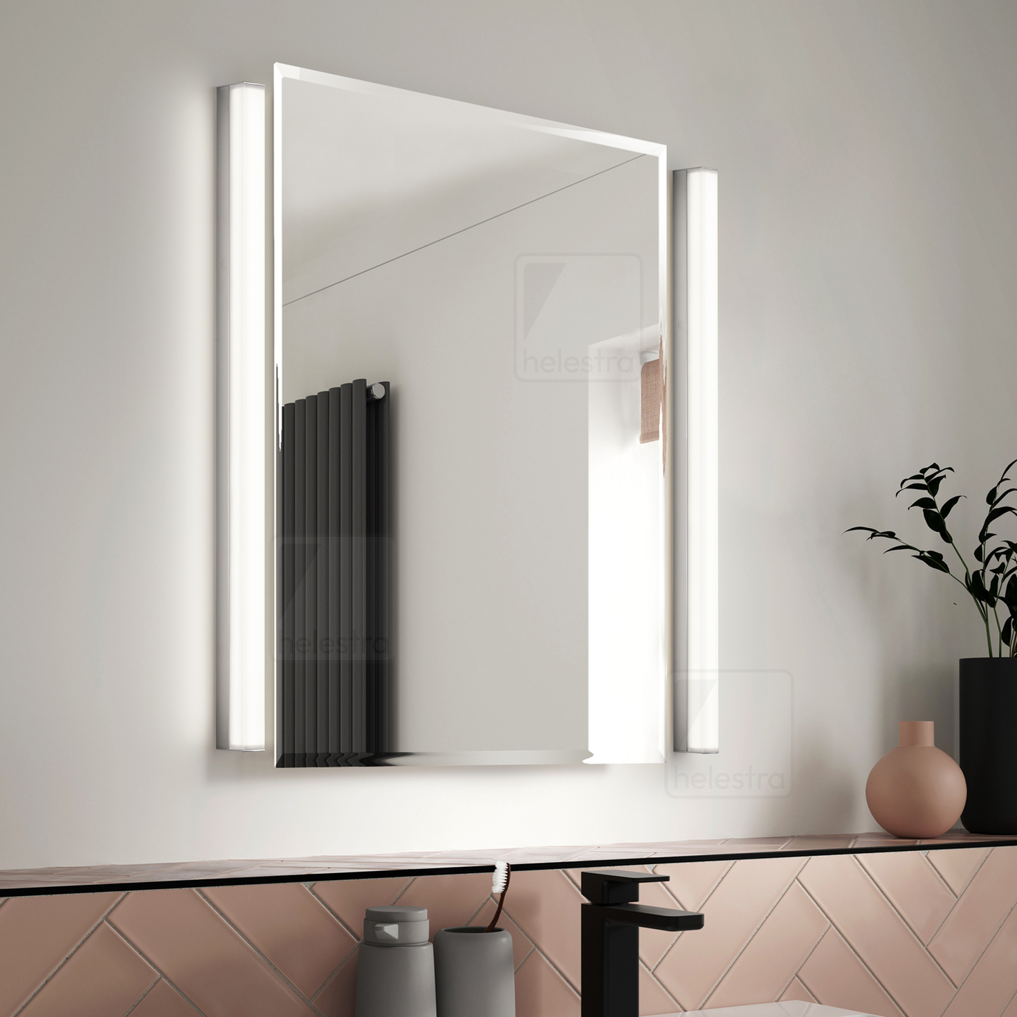 Helestra LADO-S  applique Plafonnier aluminium chrome