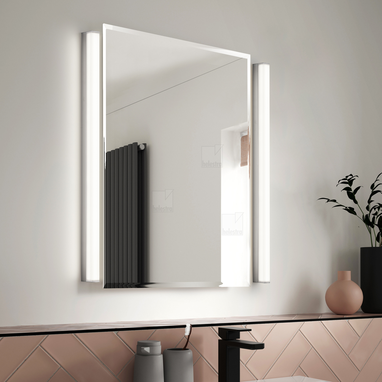 Helestra LADO-S  applique Plafonnier aluminium chrome