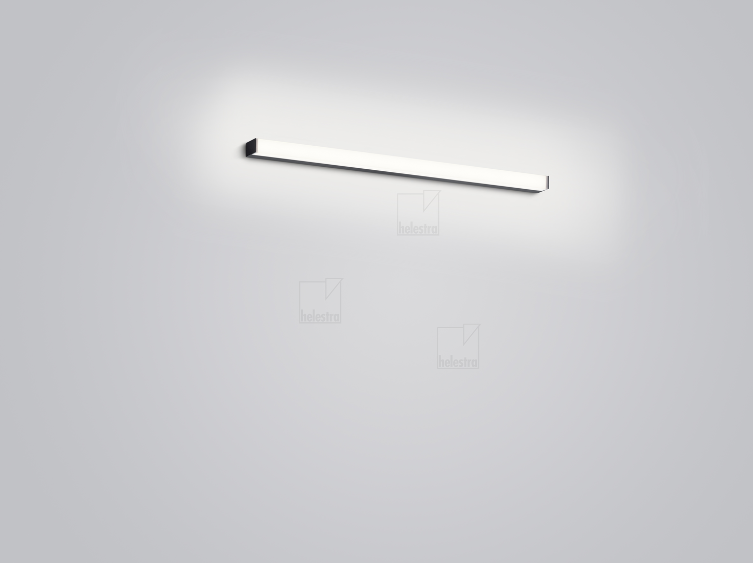 Helestra LADO-S  applique Plafonnier aluminium noir mat