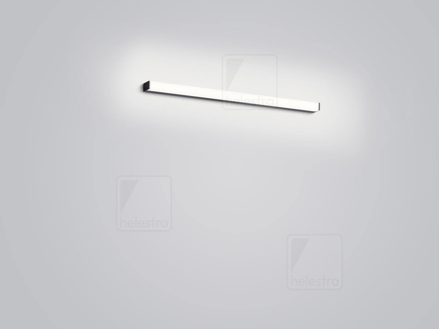 Helestra LADO-S  applique Plafonnier aluminium noir mat