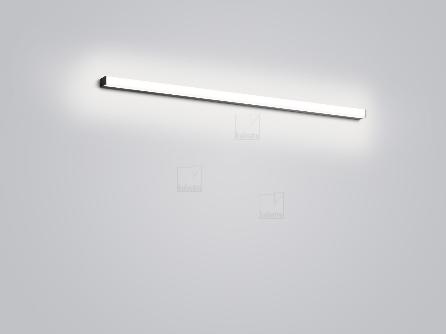 Helestra LADO-S  applique Plafonnier aluminium noir mat