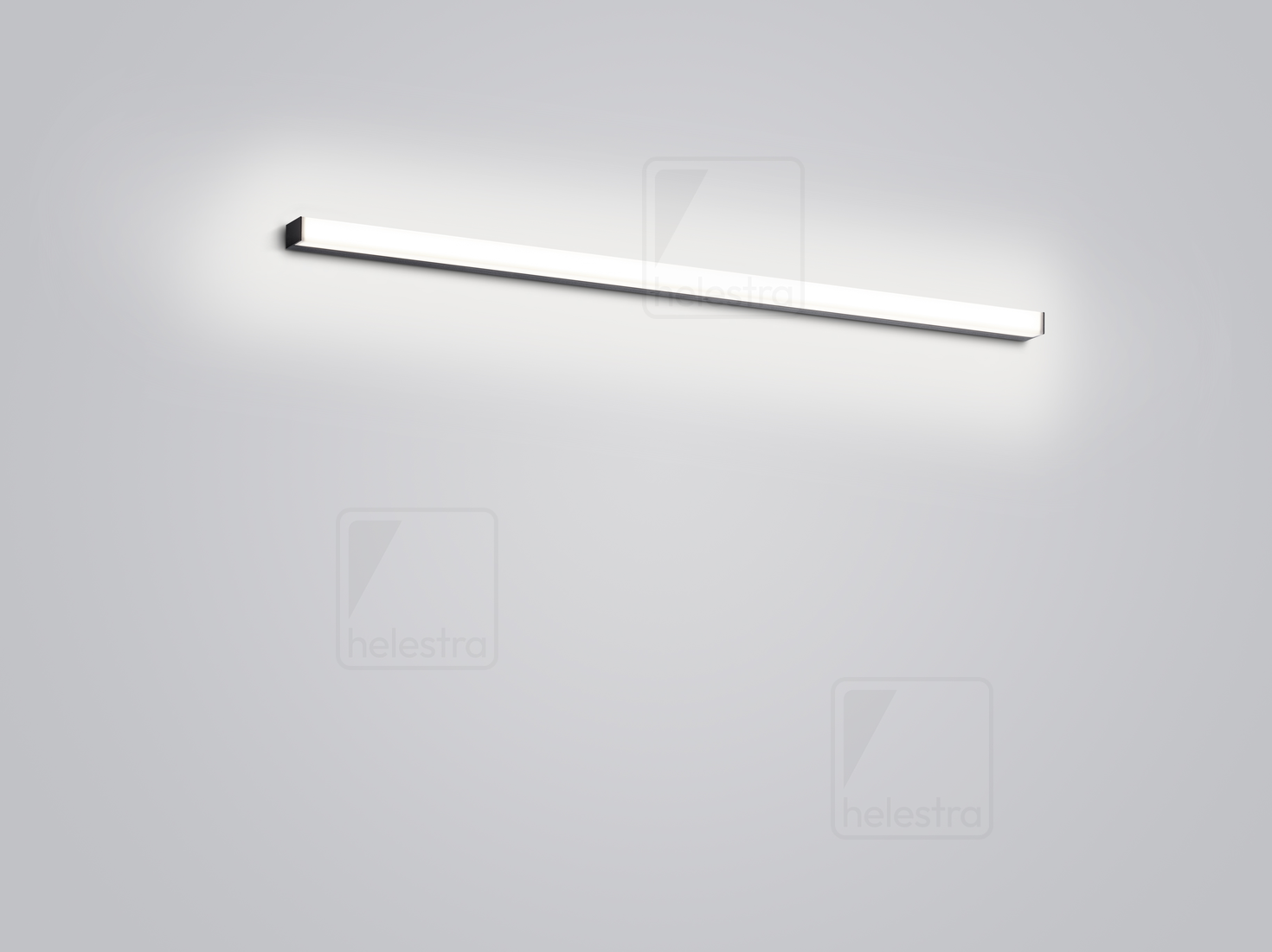 Helestra LADO-S  applique Plafonnier aluminium noir mat