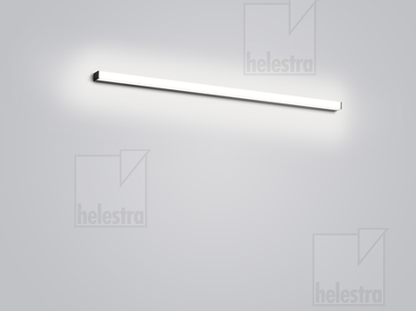 Helestra LADO-S lampada da parete/soffitto alluminio nero opaco