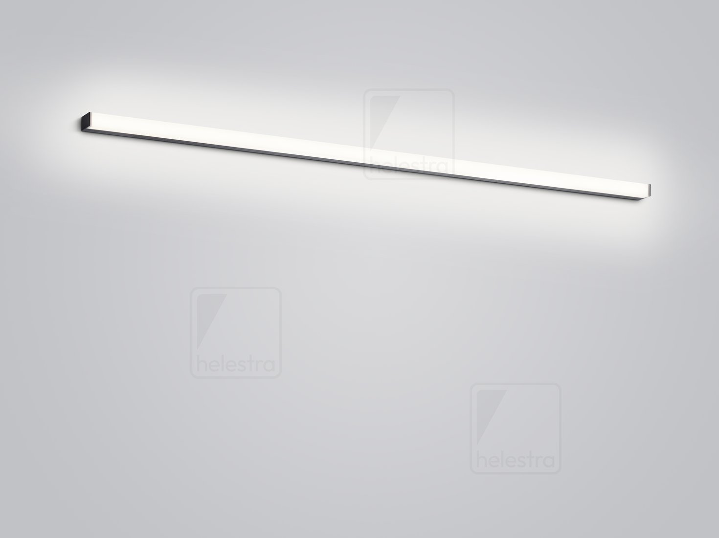 Helestra LADO-S  lampada a parete lampada soffitto alluminio nero opaco